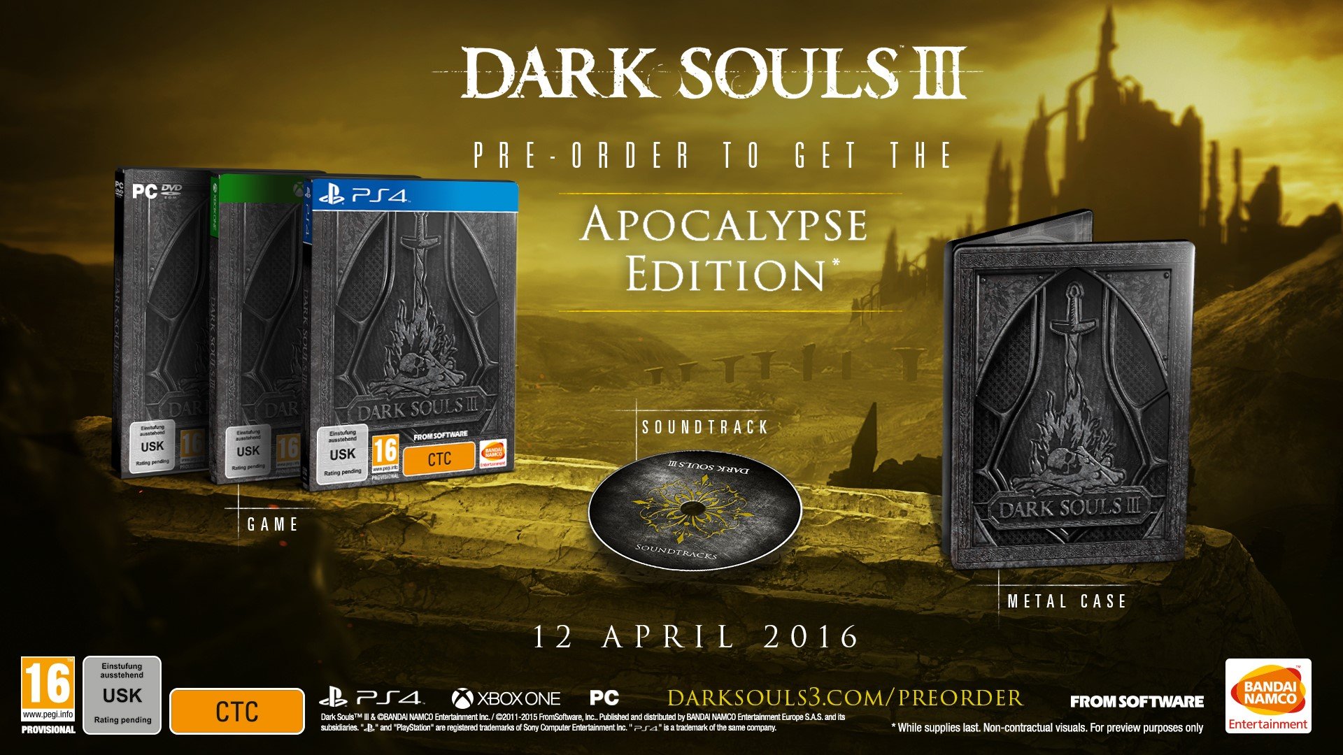 Dark Souls III (3) - Apocalypse Edition