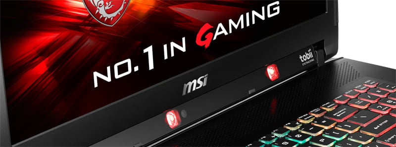 MSI GT72S 6QE Tobii Eye-tracking