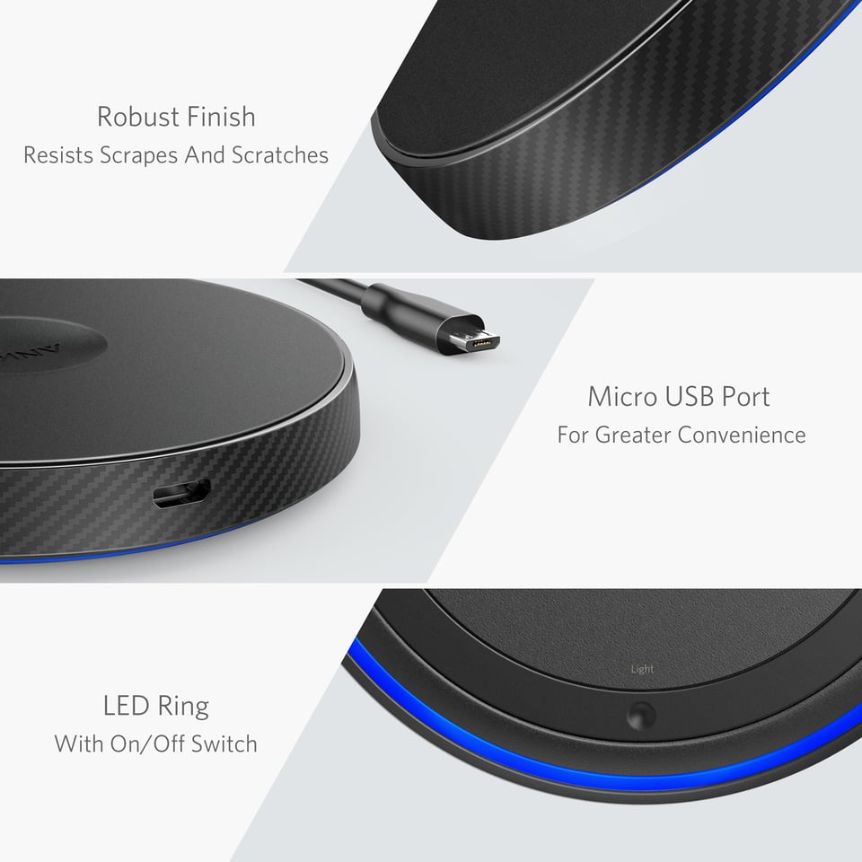 Anker PowerTouch 5W Wireless Qi Charger