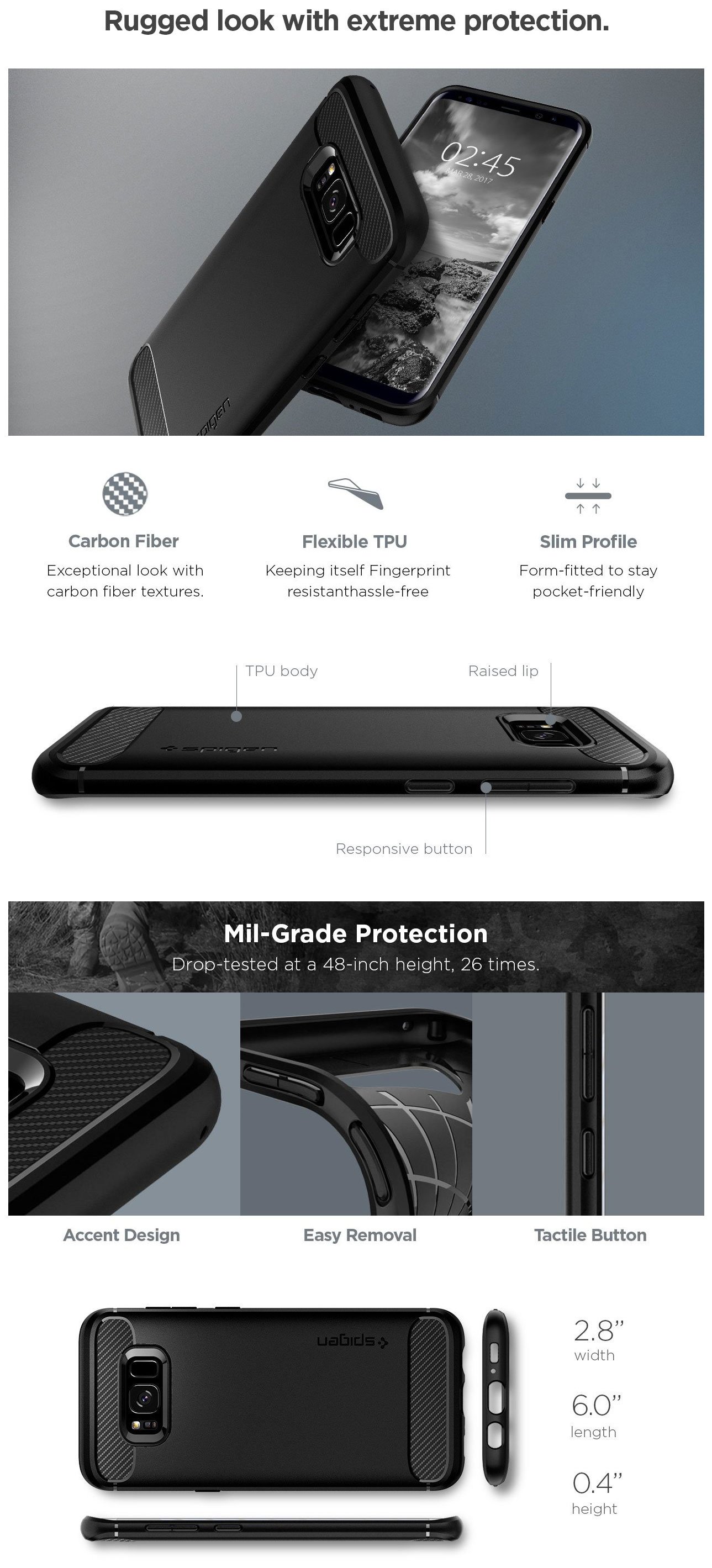 Spigen Rugged Armor Galaxy S8