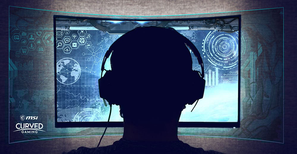 MSI Optix MAG24C curve display