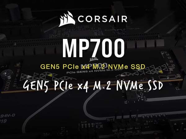 SSD Corsair MP700 Gen5 M.2 NVMe 1 To, M.2 2280, PCIe 5.0, 3D TLC NAND, –  Direct Computers