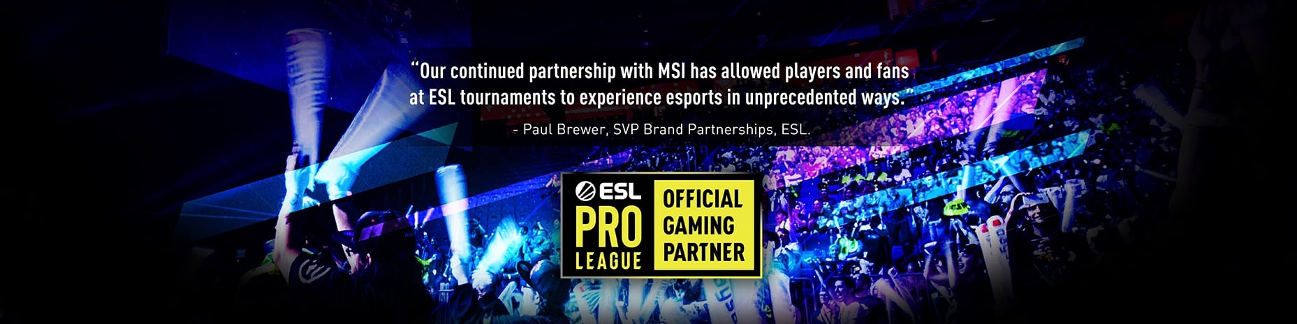 ESL PRO LEAGUE PARTNERSHIP