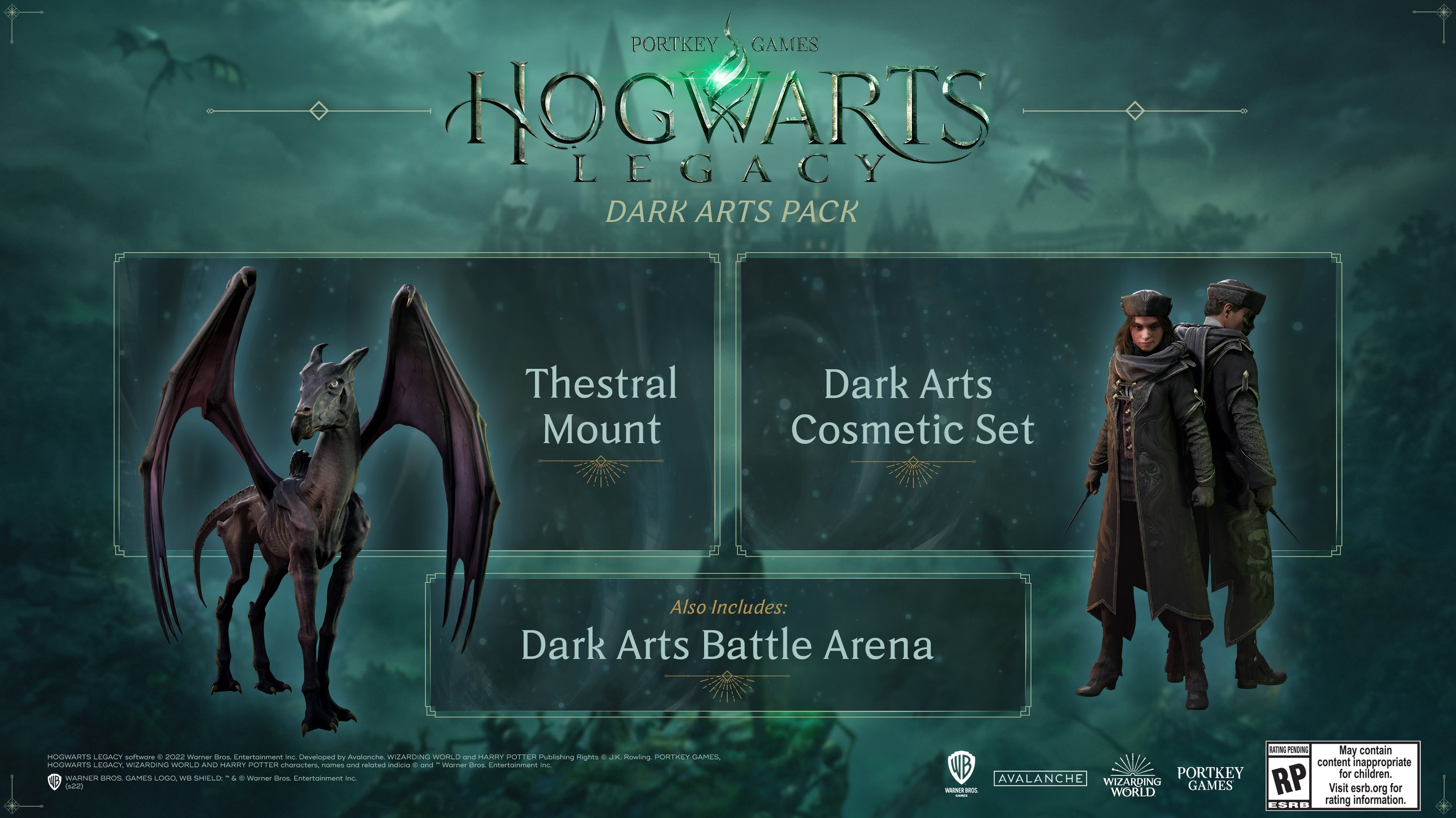 hogwarts legacy dark arts cosmetic set