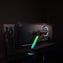 Baksida av skärm med Alzare RGB på