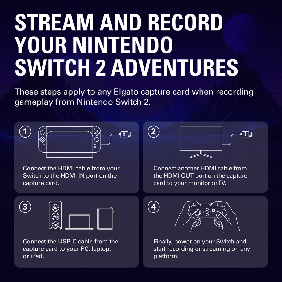 Spela in från Switch