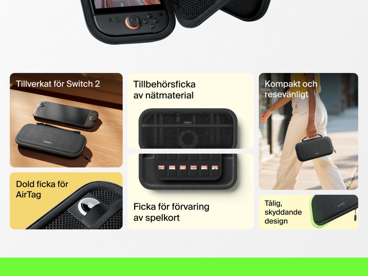 Switch 2 med Laddfordralet