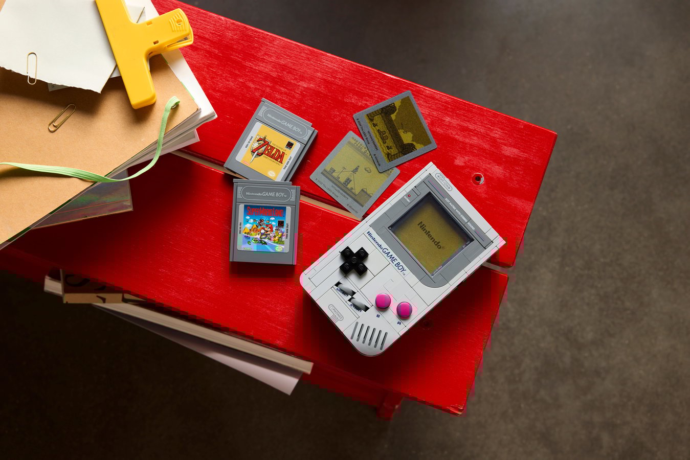 LEGO Game Boy liggandes