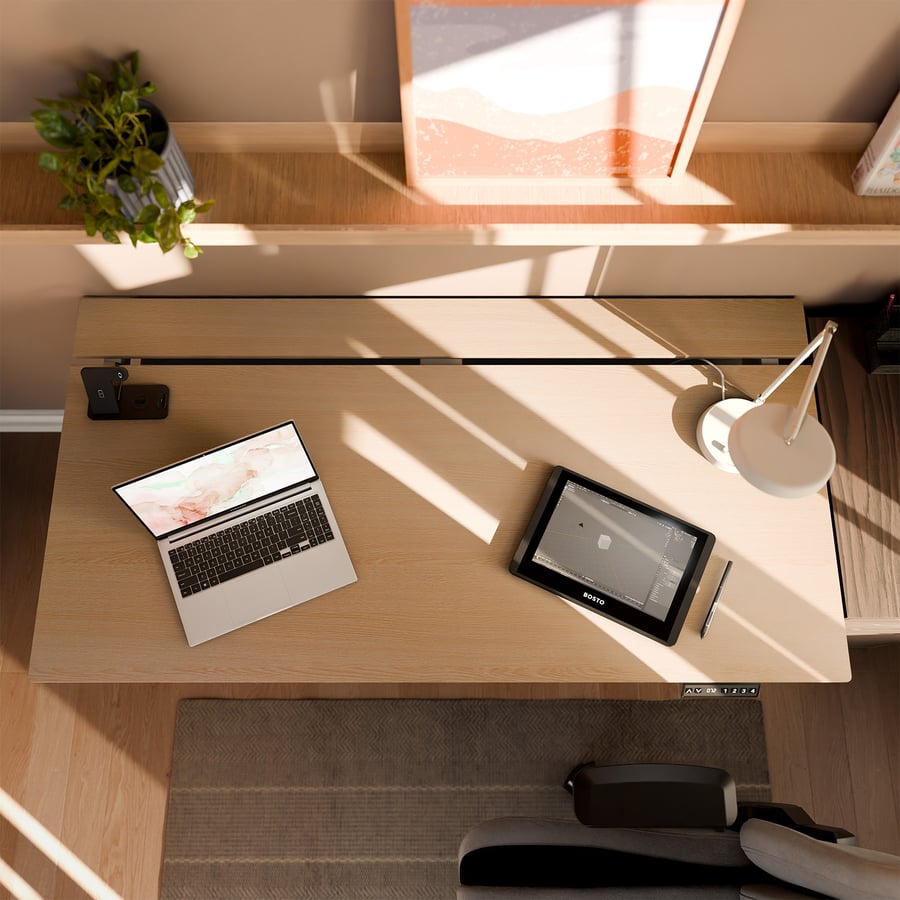 Laptop på Nordico björk