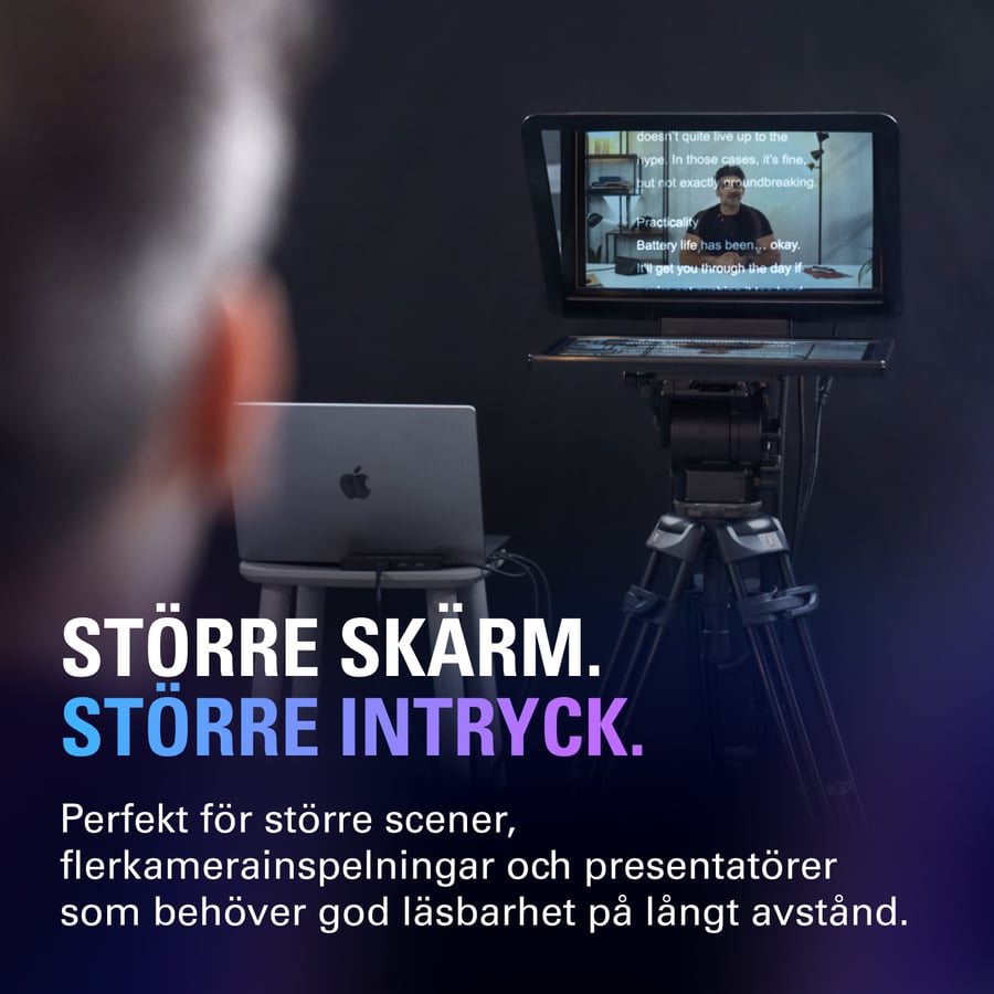 Större skärm