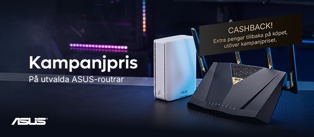 kampanjpriser på asus router