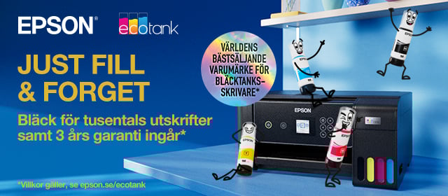 Epson EcoTank - Just Fill & Forget