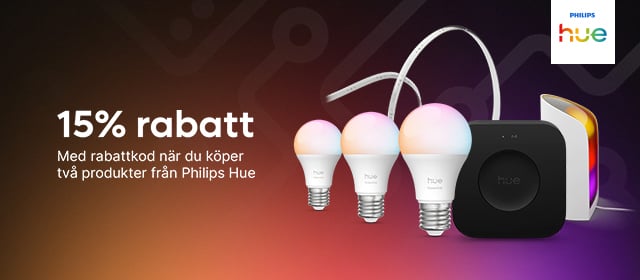 Rabatt på Philips Hue