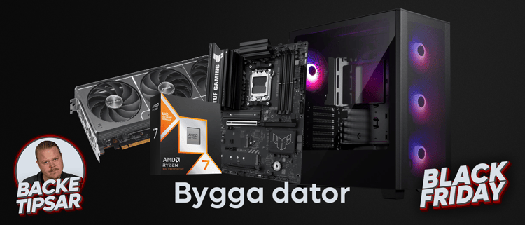 Bygga dator Black Friday 2025