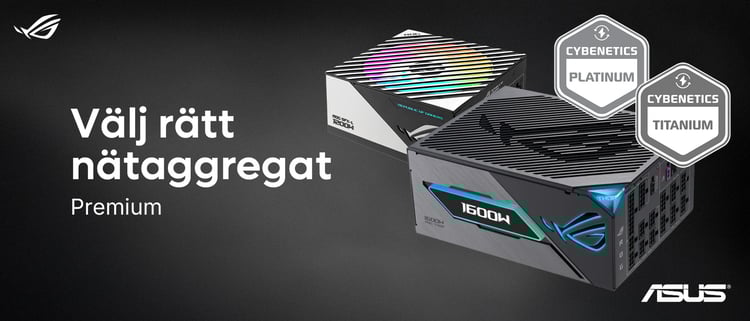 Välja nätaggregat med ASUS