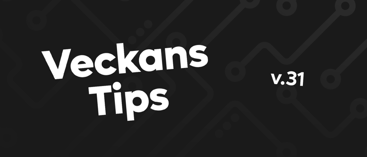 Veckans tips - vecka 31 2025
