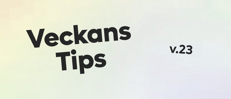 Veckans Tips – vecka 23