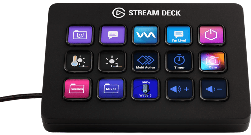 stream deck framifrån