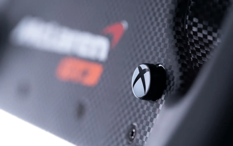 Närbild Xbox knapp