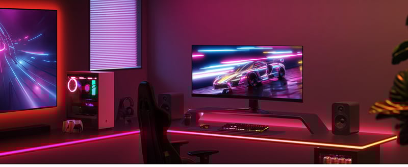 Govee RGBIC Neon Ljusslinga för skrivbord 2m