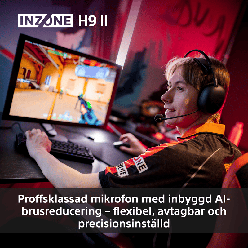 Proffsmikrofon med inbyggd AI-brusreducering