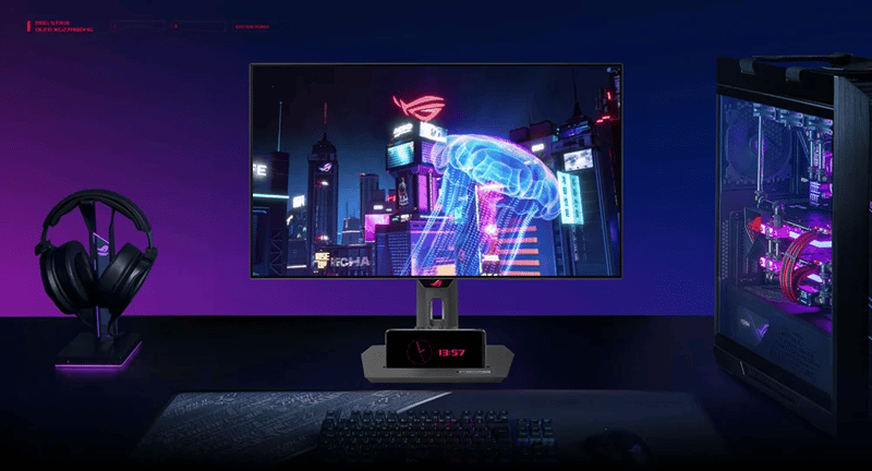 Exempelbild på Asus rog skärmen