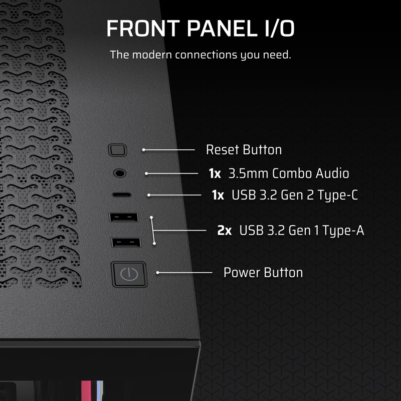 Info om frontpanel