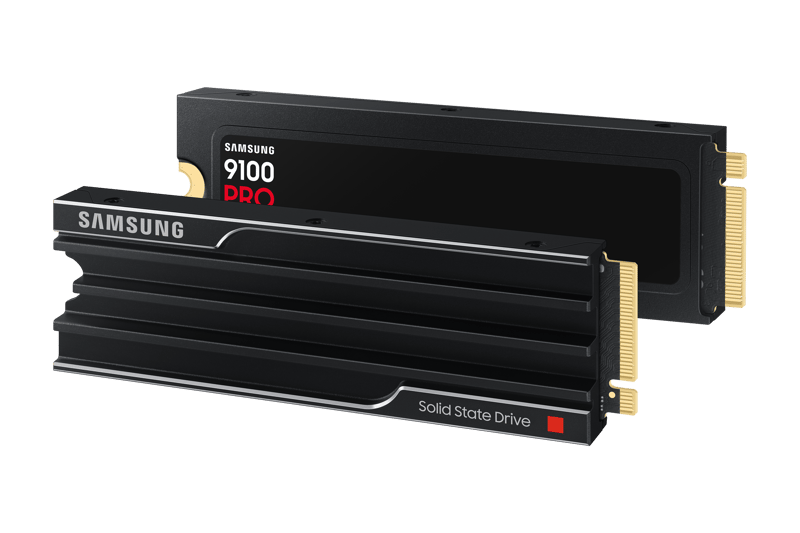 Samsung 9100 pro med värmespridare