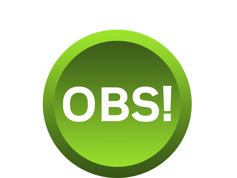 OBS!