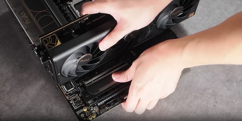 Grafikkort i pcie slot