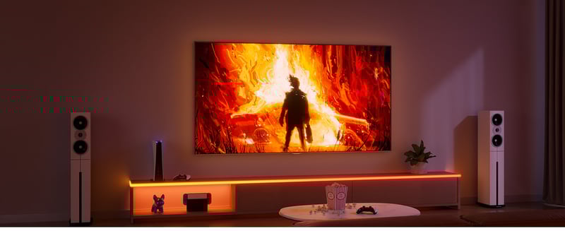 Govee RGBIC Neon Ljusslinga för skrivbord 2m