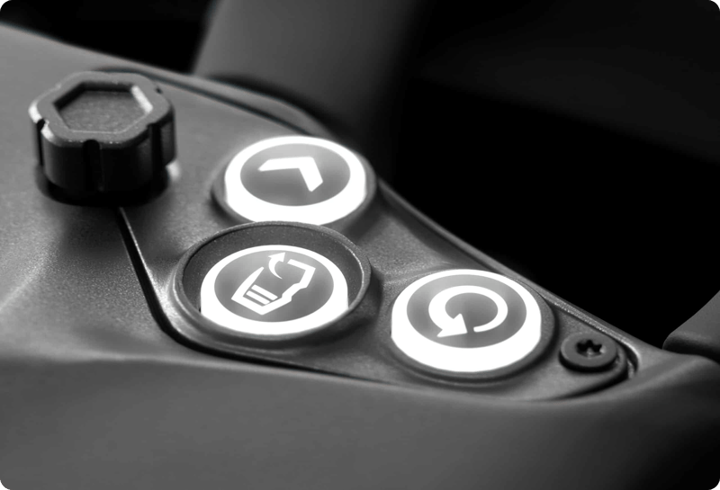 Närbild på knapparna