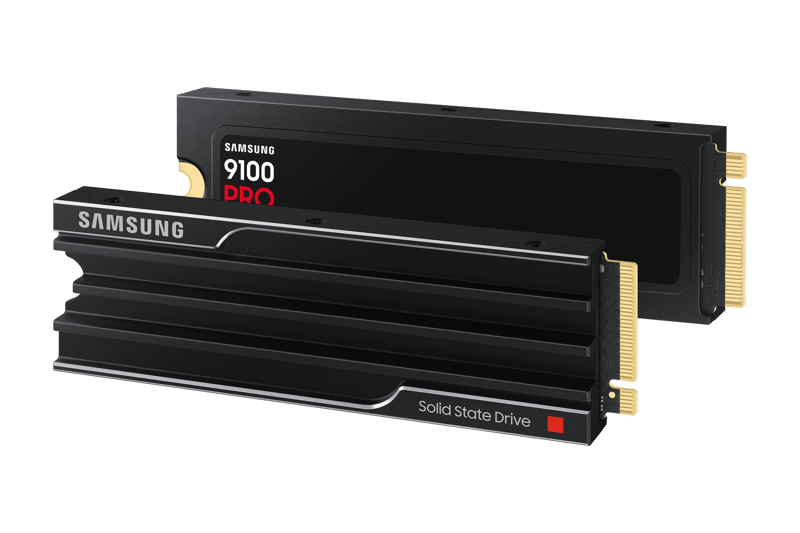 Samsung 9100 pro med värmespridare