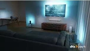 Philips trådlösa hemmasystem som drivs av DTS Play-Fi.
