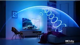 Bild och ljud som på bio. Dolby Vision och Dolby Atmos.