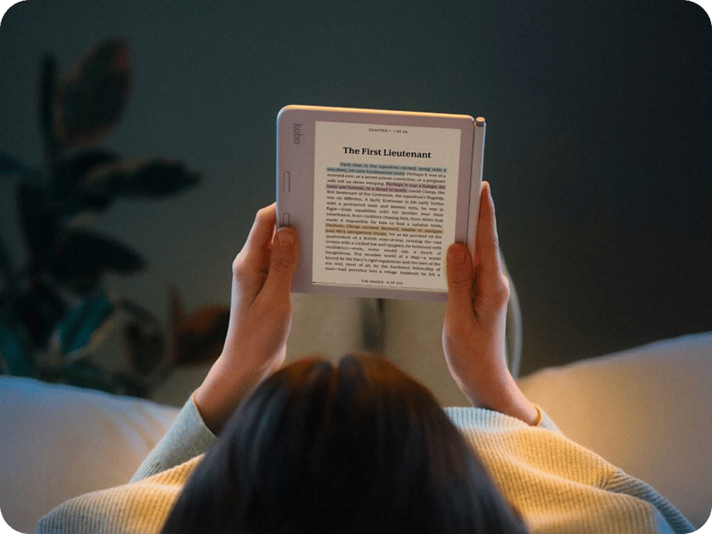 Kobo vit läsplatta