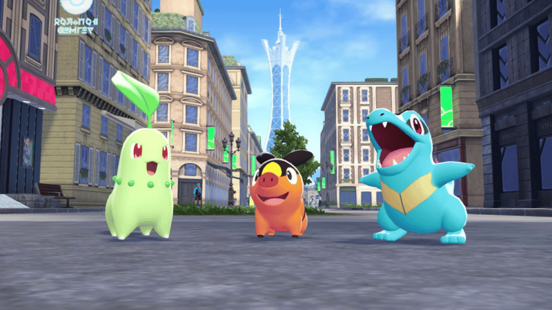 Chikorita, Tepig ochTotodile