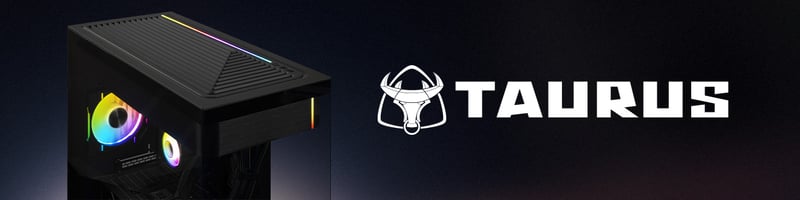 Taurus Endgame gamingdator med Taurus logotyp