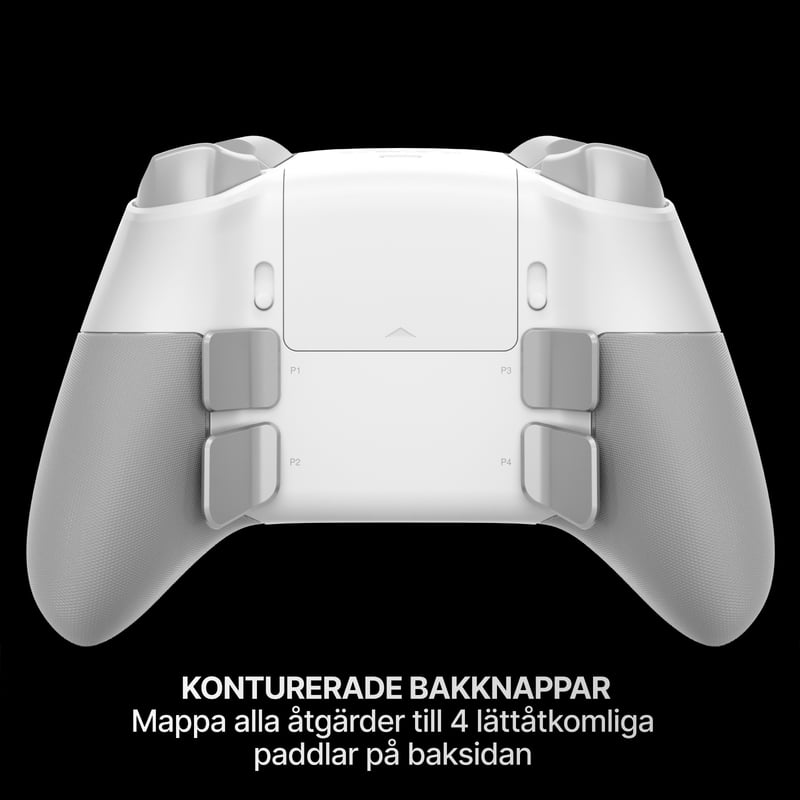Baksidan med paddlar