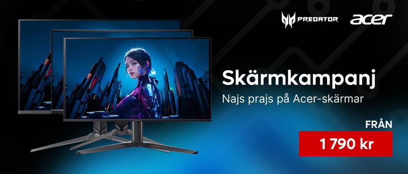 Acer monitorkampanj