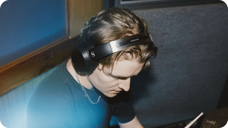 Sennheiser over ear-hörlurar