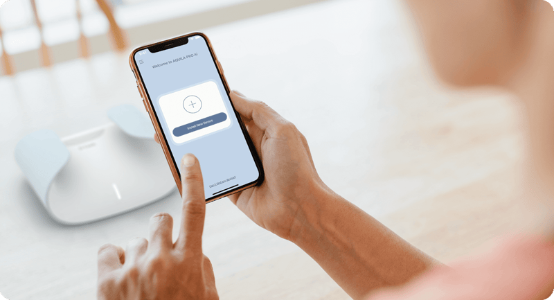Mobiltelefon med App