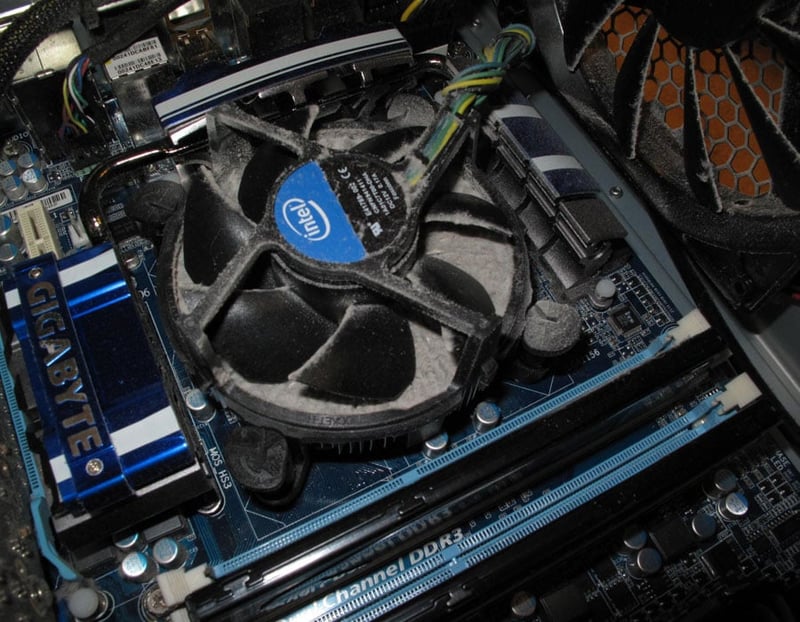 Damming CPU-kylare
