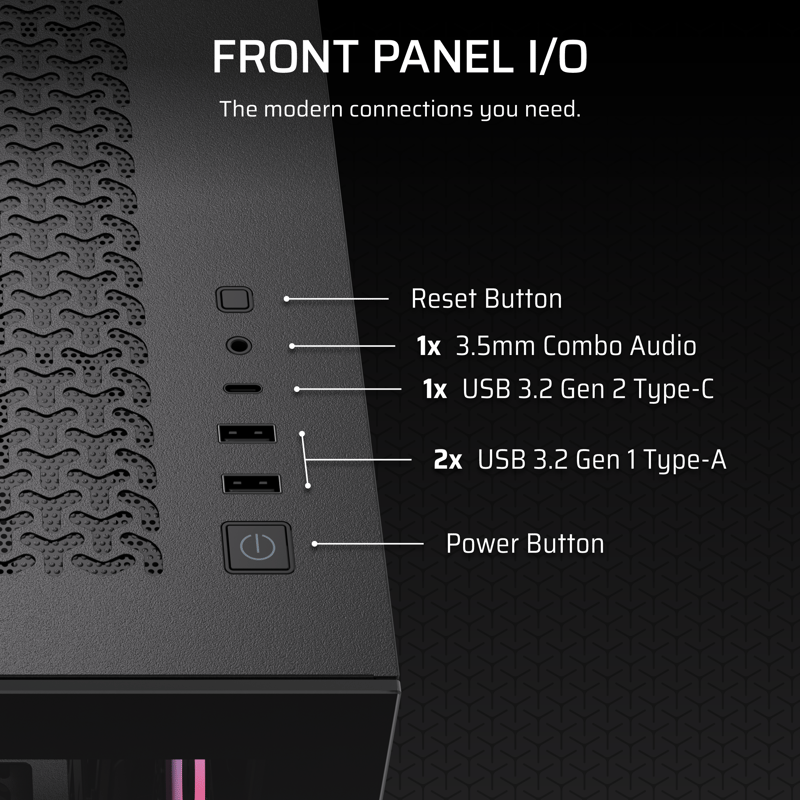 Info om frontpanel