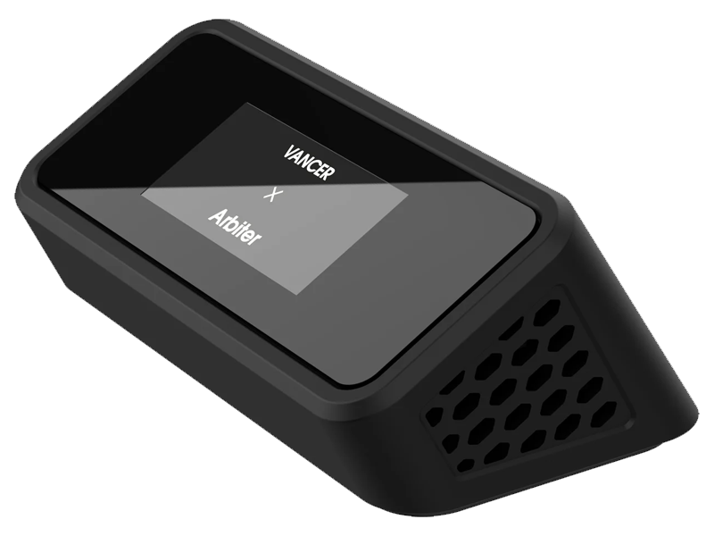 Mottagare med skärm