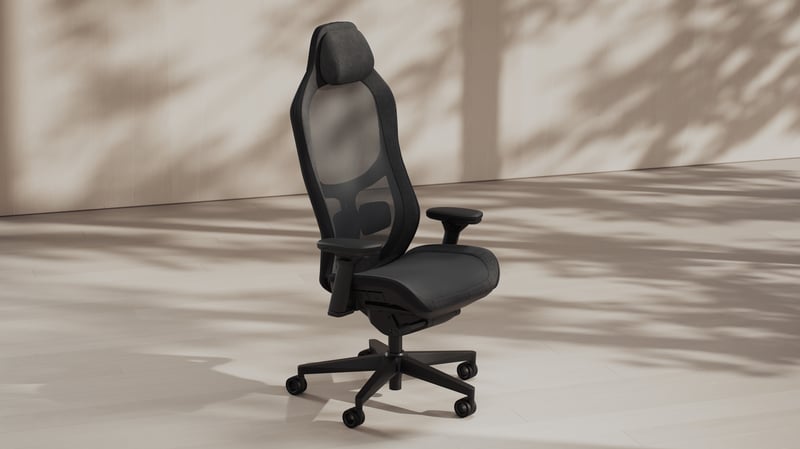 Stolen snett framifrån