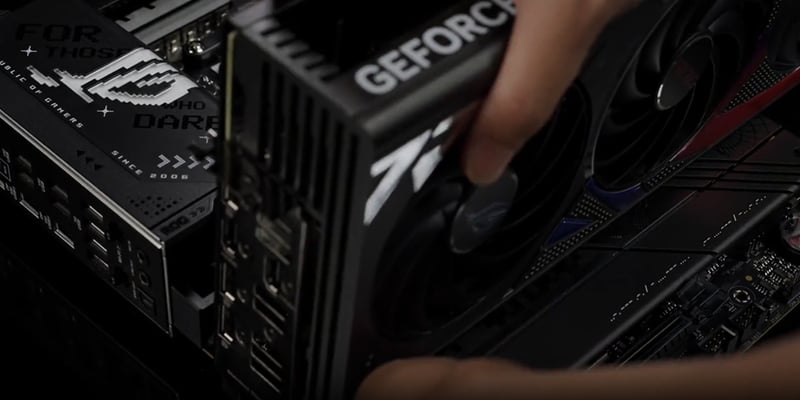 Grafikkort i pcie slot
