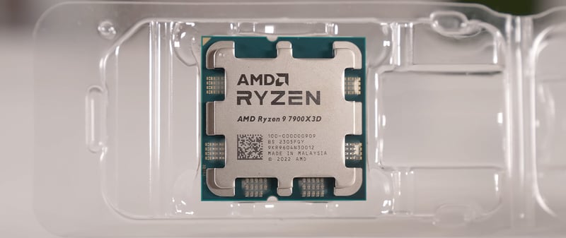 AMD AM5 processor i sin förpackning