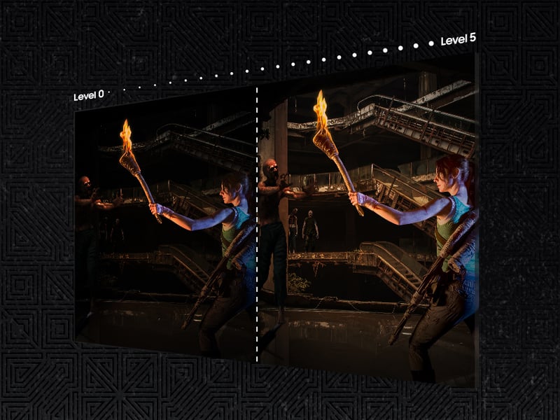 Dynamisk svart equalizer (Dynamic Black Equalizer)