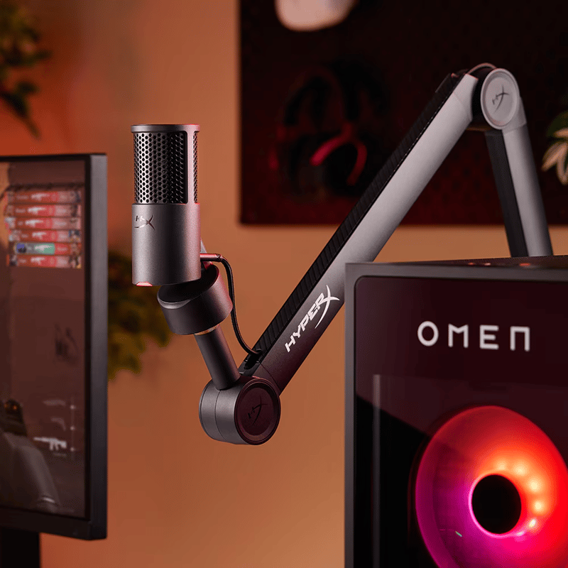 Solocast 2 på en mikrofonarm
